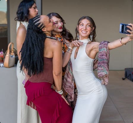 Guests taking a photo together